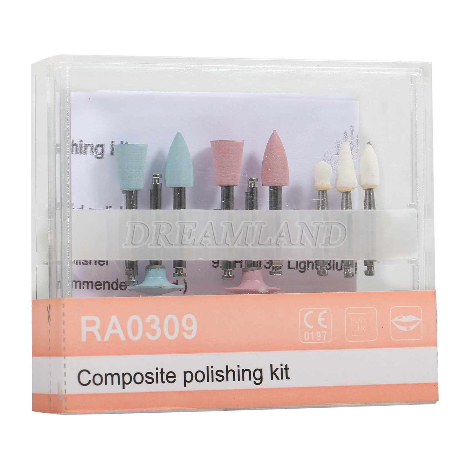 Dental Composite Polishing Kit RA HP FG Bur Burs For High Low Speed
