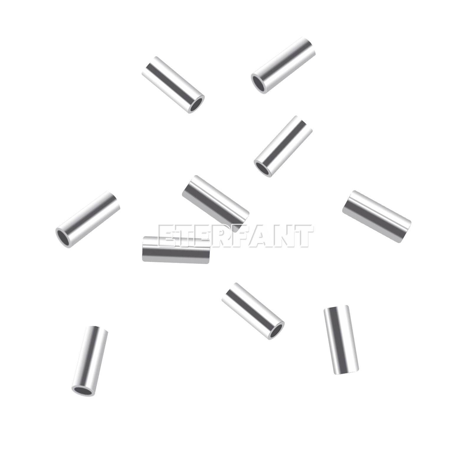 10PCs ETERFANT Dental Crimpable Mini Stops 0.5mm Crimpable Hooks Round Wires