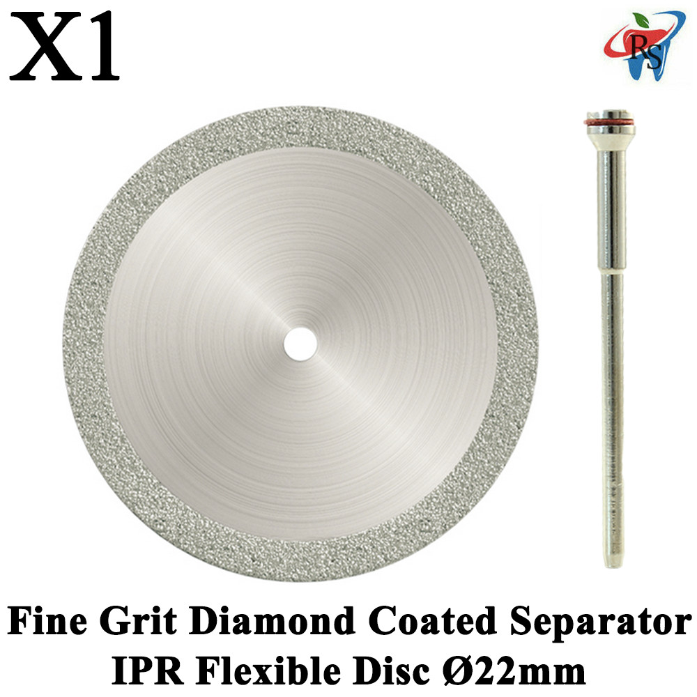 1pcs Fine Single Sided Diamond Coated Grit Disc For IPR Ø22mm Thickness 0.13mm