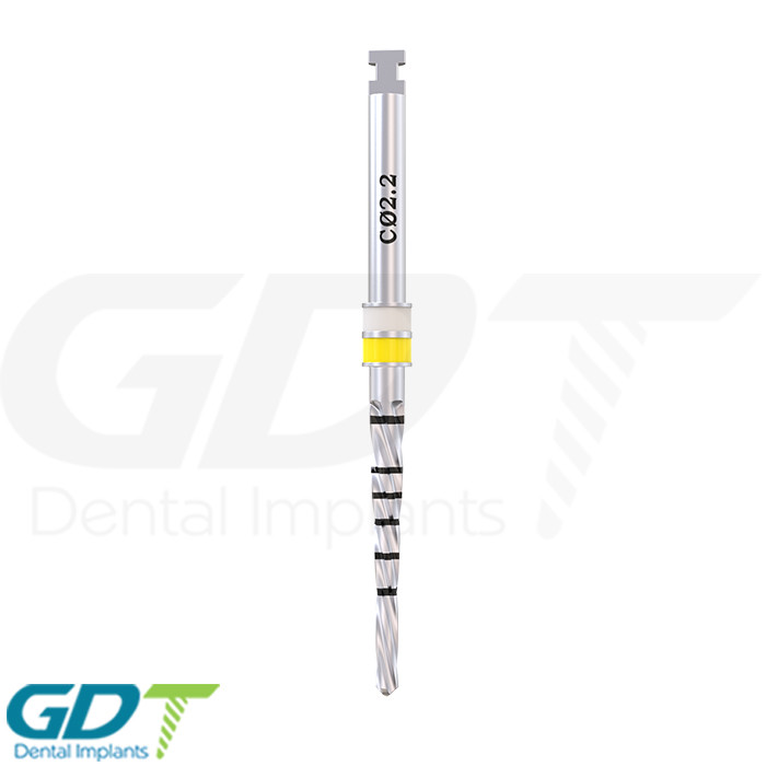 Conical Drill 1.6mm – 2.2mm, External Irri gated, Dental Im plant Sur gical Tool