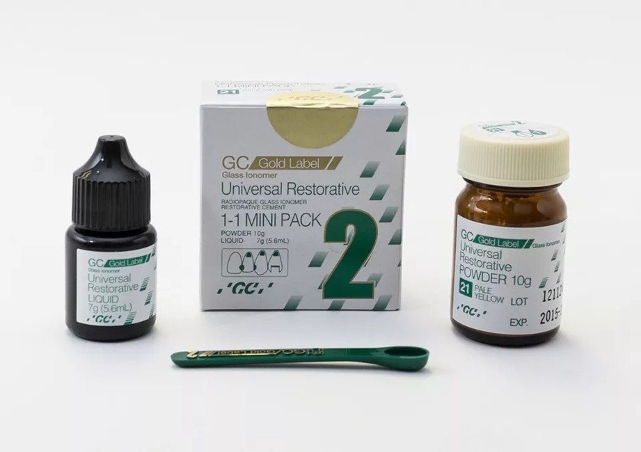 GC Gold Label 2 Universal Restorative Glass Ionomer Cement Mini pack