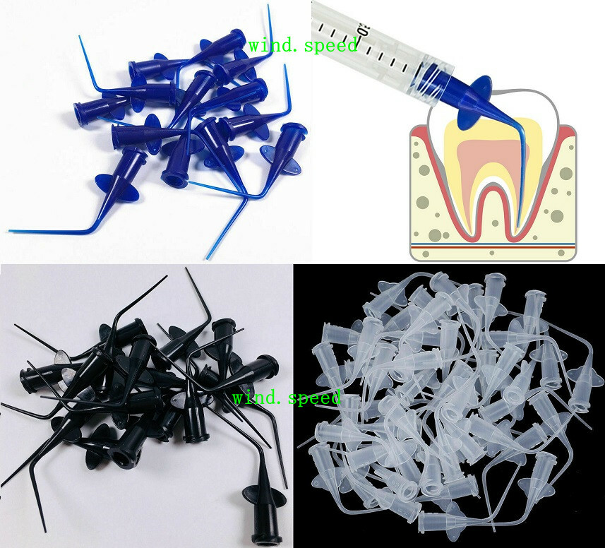 Dental Disposable Irrigation Tip Endo Root Canal Syringe Tip Plastic 0.25/0.35mm
