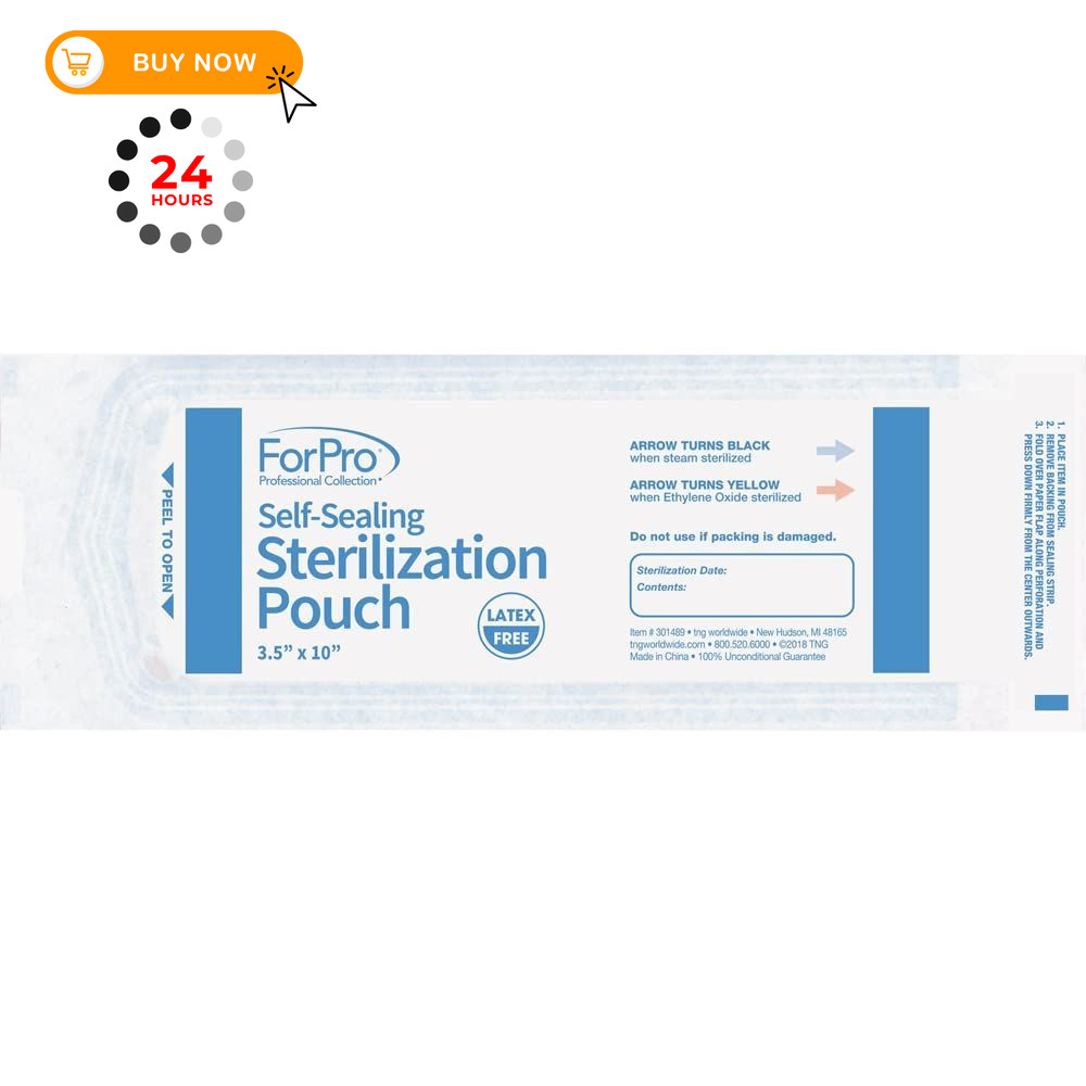 ForPro Professional Collection Self-Sealing 200-Count (Pack of 1), White