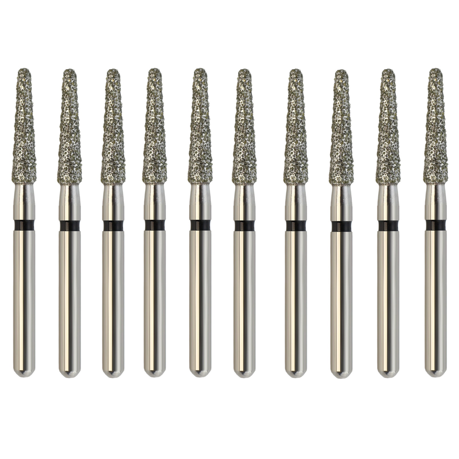 Dental Diamond Burs FG 856/018SC Round End Taper Super Coarse Grit High Speed