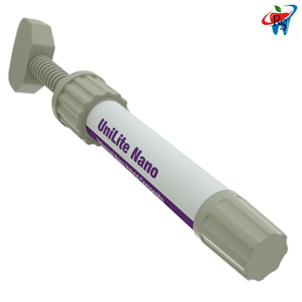 1x Dental Uni lte Universal Nano Composite Syringe 4g Pink Gum Color Restorative