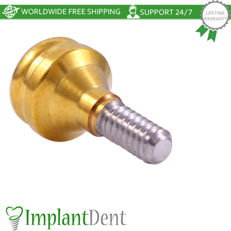2x Slim Platform Loc In Attach ment Standard Silicone Set Dental Fixture Hex Lab