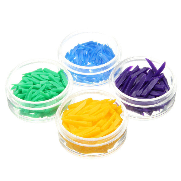 100 Pcs/box Disposable Dental Tooth Gap Concave Design Wedge Diastema W/ Hole