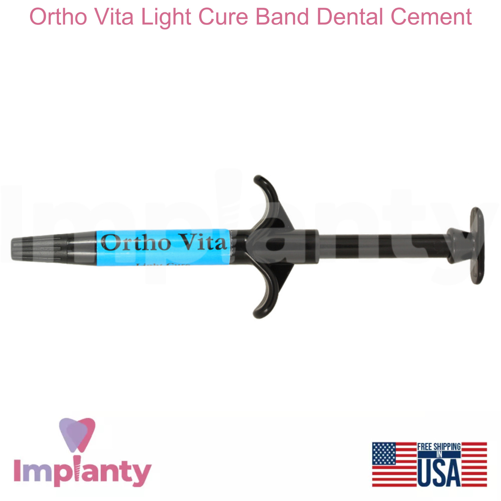 0rtho Vita Light Cure Band Dental Cement Tube 5g Brackets Bonding Adhesive