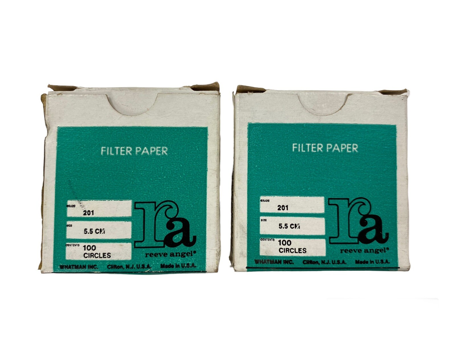 Whatman Inc. Filter Paper 5.5cm 100 Circles Grade 201 Made In USA