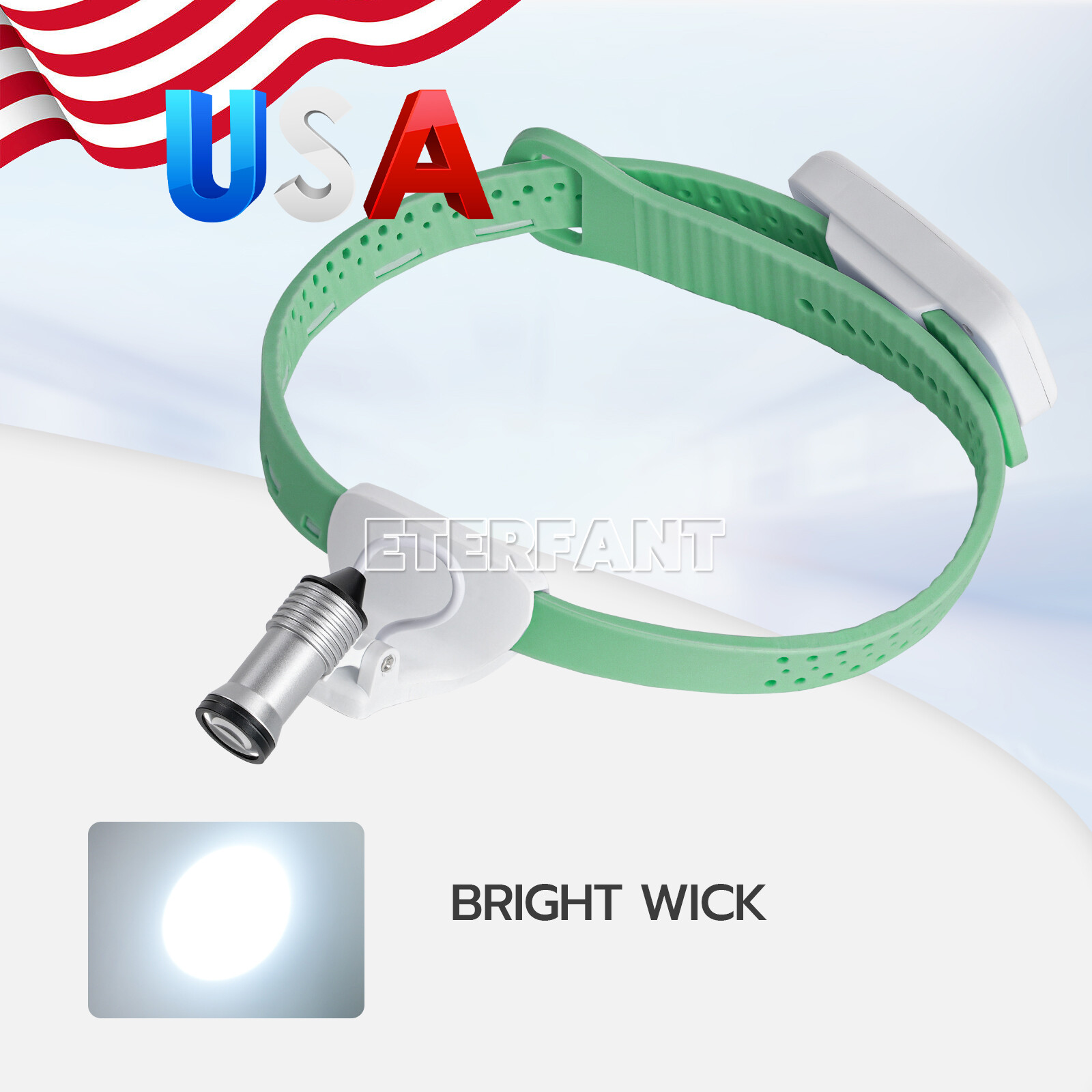 ETERFANT Medical Lightweight Silicone Headlight Lamp Dental Surgery 5W LED