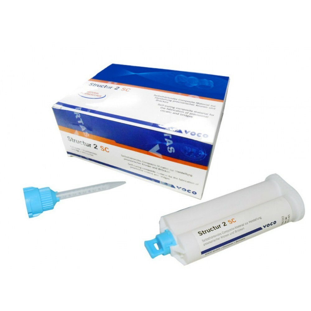 Voco Structur 2 SC Self-Curing Temporary Crown & Bridge Material Cartridge 75g.!