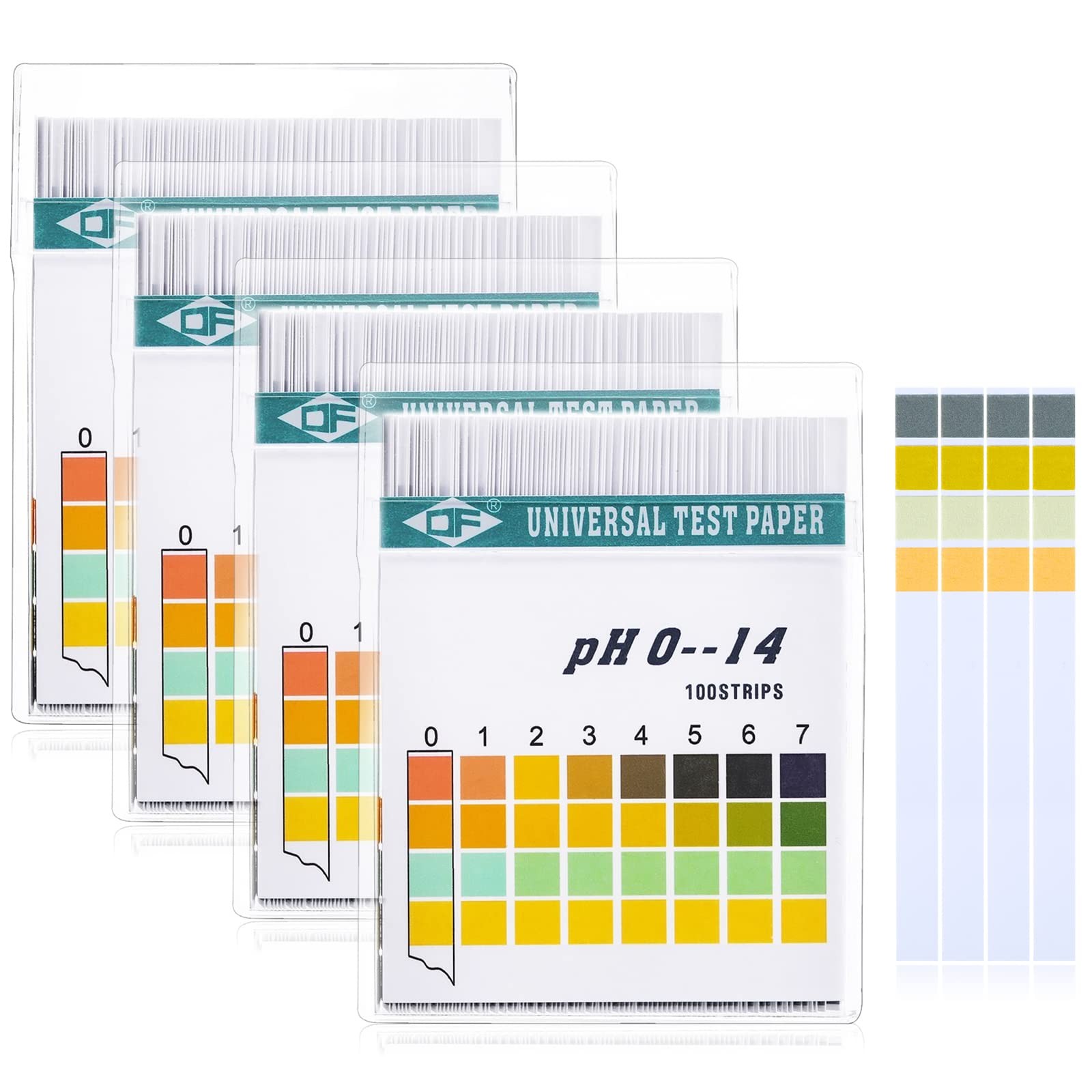 100pcs/Box Universal Test Paper PH Indicator Paper Rod PH Test Paper Range 0-14