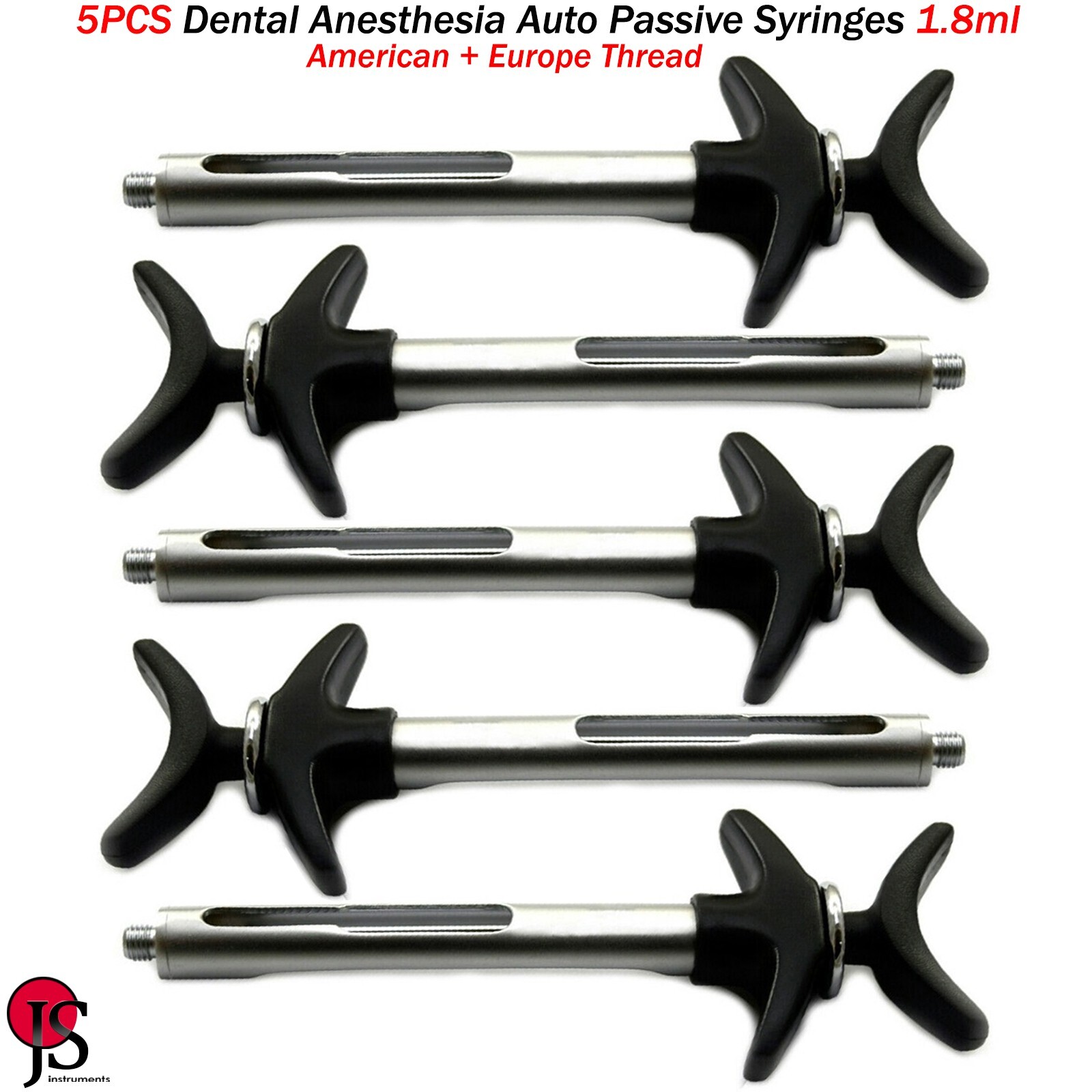 Anesthesia Auto Passive Syringe 1.8ml Anesthetic Self Aspirating Dental