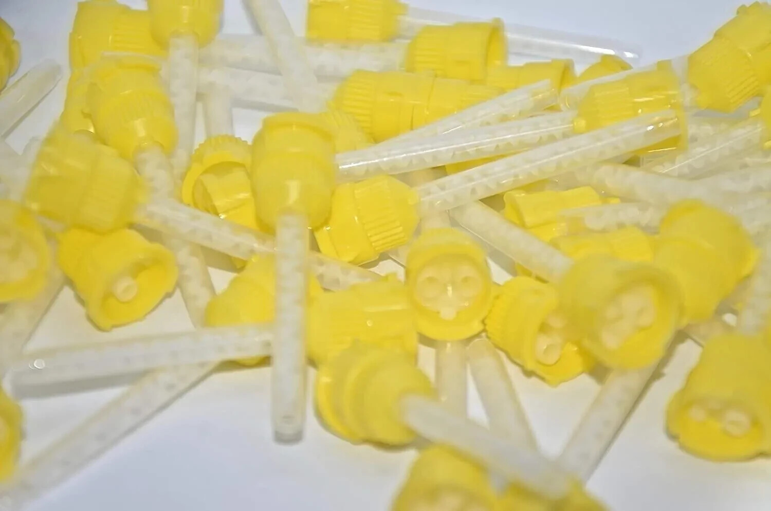 Dental Mixing Tips HP Yellow (50 Tips) Impression HP Tips Yellow 4.2mm