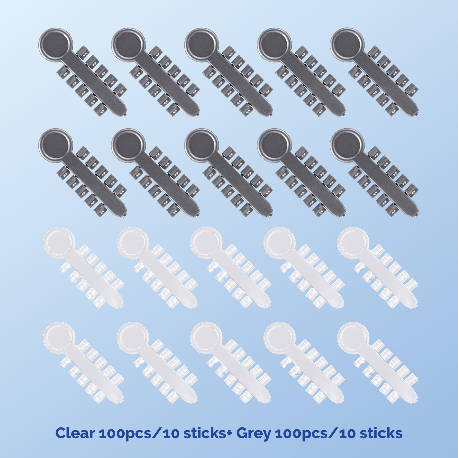 200pcs Dental Ortho Rotation Wedges Teeth Whitening High Elastic Rubber wedge