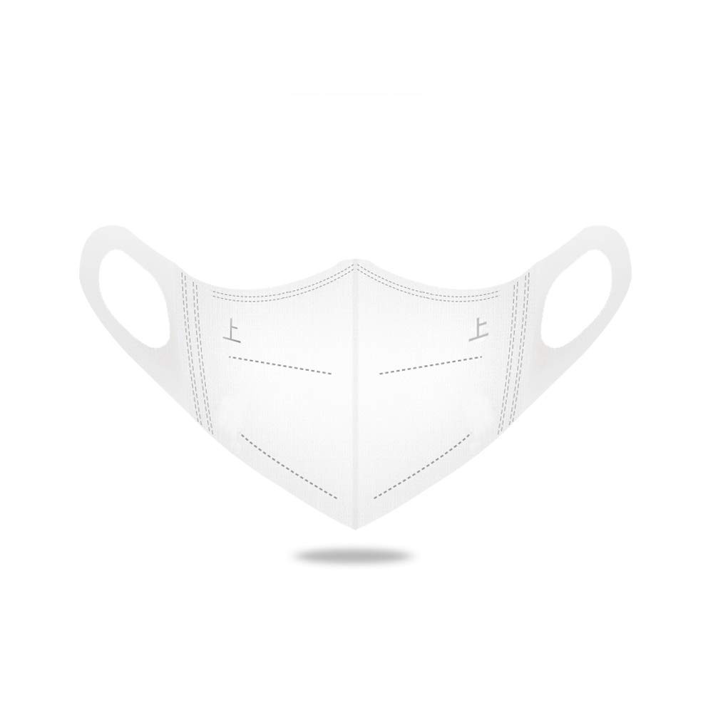 Medi-sky 3D Disposable Mask for 1 Count (Pack of 50), 3d White Disposal