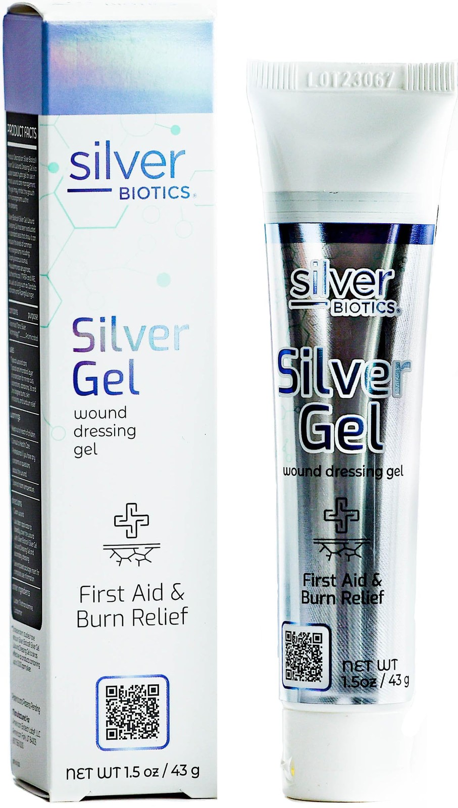 Silver Biotics 24 PPM Wound Healing Gel | Layer of Protection Clear