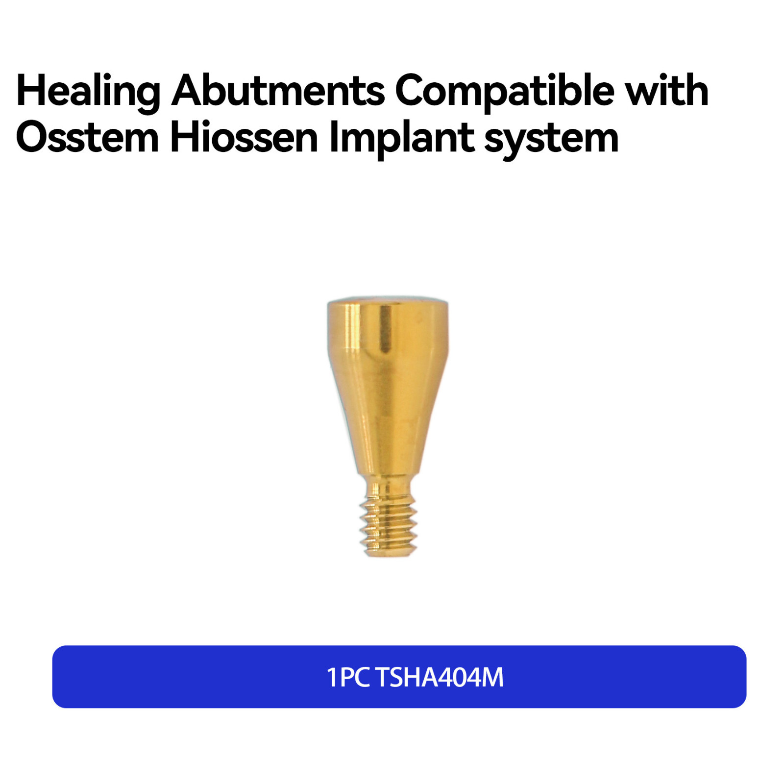 Dental Healing Abutment Cover Screw Mini Platform Fit Osstem Hiossen 4.0/4.5mm
