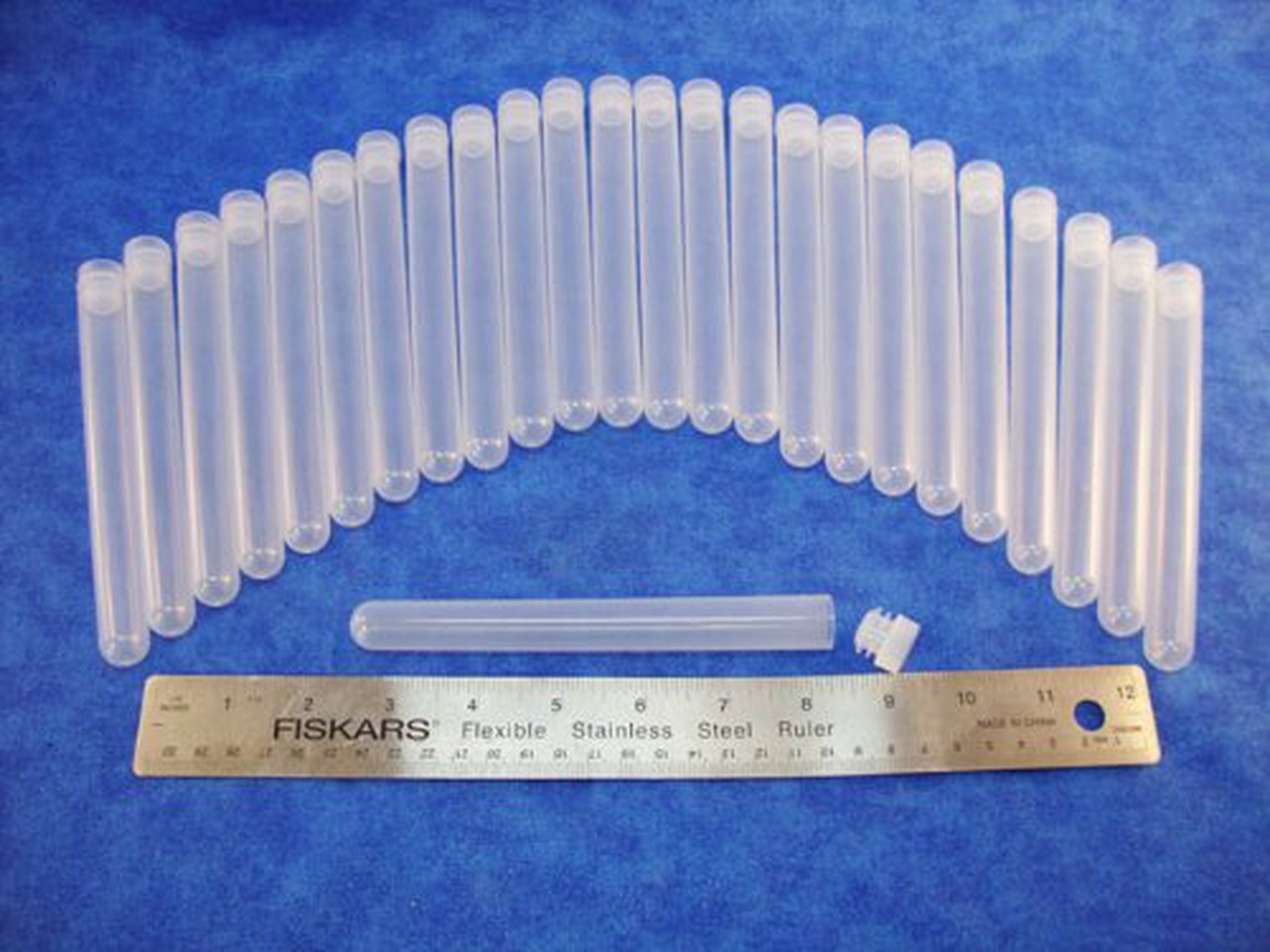 Polypropylene Test Tubes, 16 X 150mm with Caps, Pack of 25