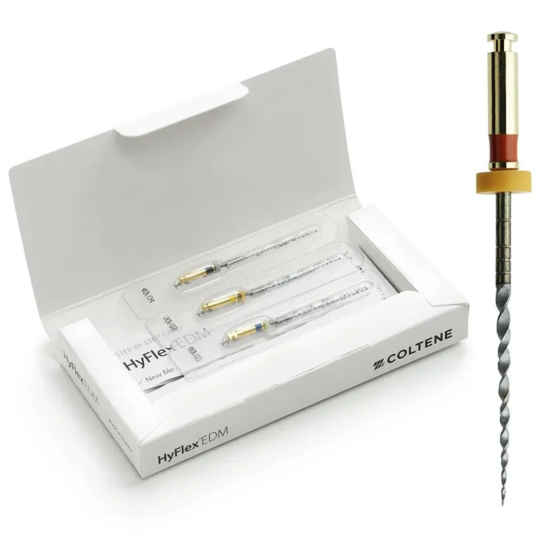 Coltene Dental Hyflex EDM Niti File Finisher Endo File 40/.04 25MM 3PK 60019631