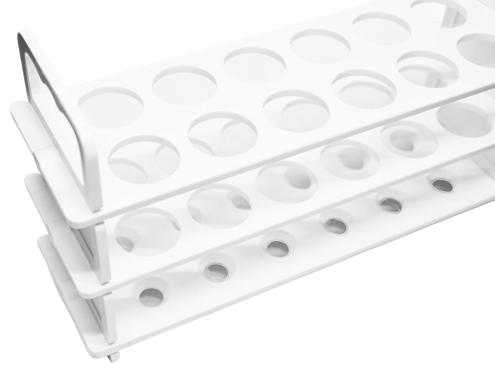 Polypropylene Test Tube Rack Accommodates 12 Tubes Up To 22mm 9 Inch Wide