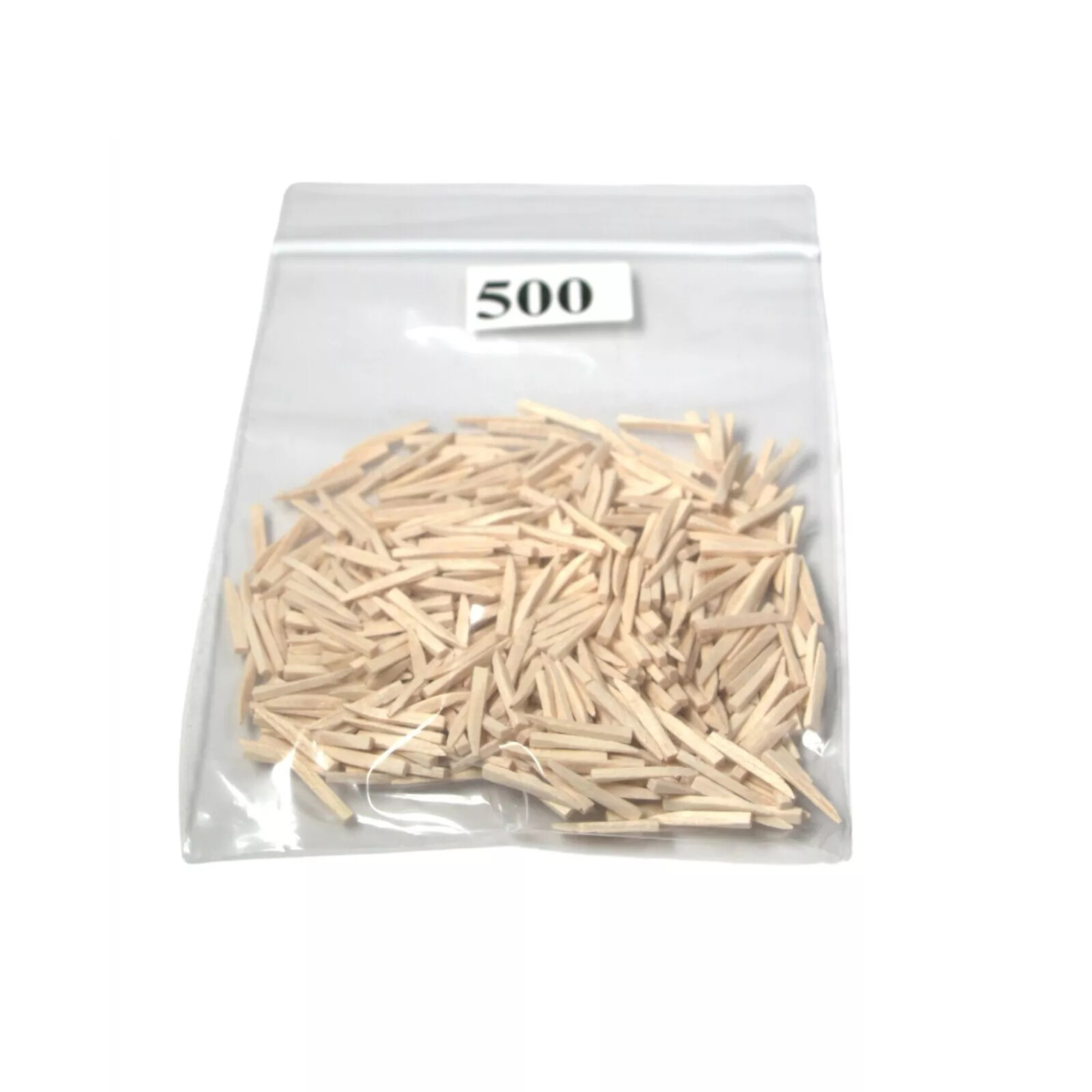 NEW DENTAL DISPOSABLE CURVED CONTOURED WOOD WEDGES NATURAL 500 PK SMALL SIZE