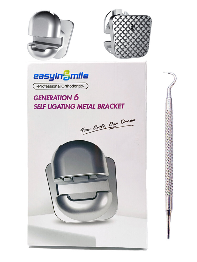 Orthodontic Self-ligating Bracket Spherical Bracket Dental Metal Braces ROTH/MBT