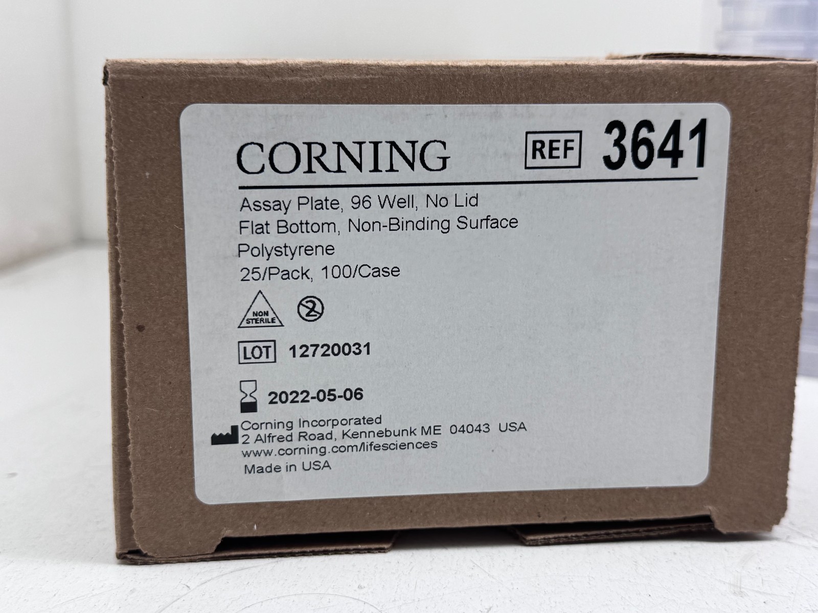 (25-Pack) Corning 3641 Flat Bottom NBS Microplate Assay Plate ~EXPIRED~