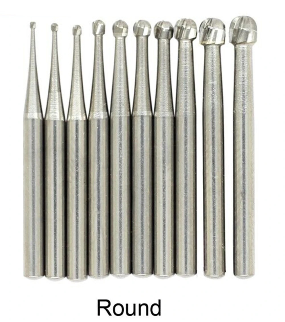 10-100Pcs Dental Tungsten Carbide FG Burs 19/21/25mm For High Speed Handpiece