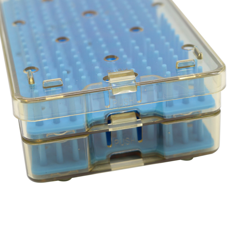 PPSU sterilization tray case sterilising w/ silicone mat surgical instrument