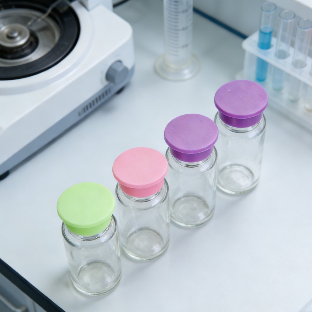 12 Pcs Injection Bottle Protective Cap Vial Caps Colorful for Organization 5ml
