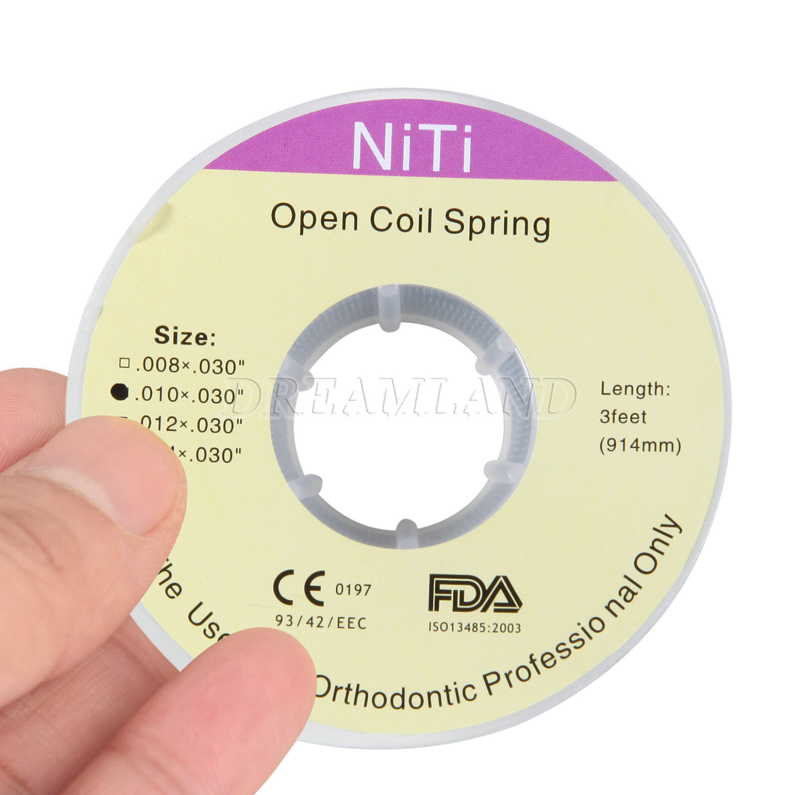 1 Pack Dental Orthodontic Niti Open Coil Spool Springs 010*030″