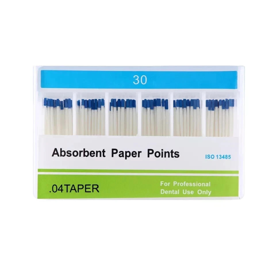 7 Size Dental Endodontic Endo Taper 0.02/0.04/0.06 Absorbent Paper Points #15-40