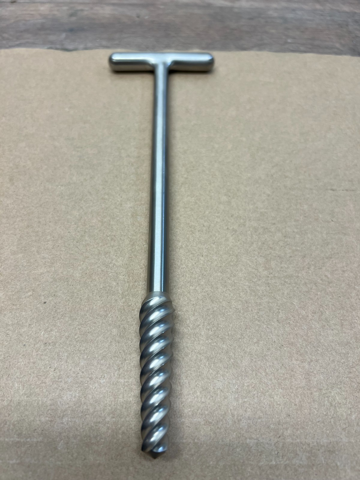 T-Handle Screw Extractor 486-05, Stainless Steel, 10″ overall length
