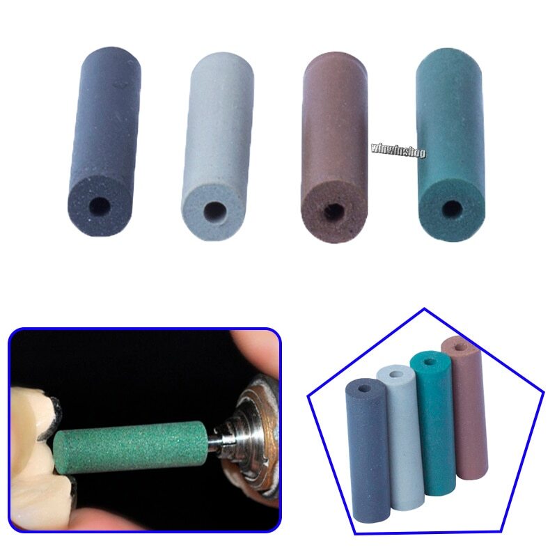 100Pcs Dental Lab Materials Rubber Polishing Granule For Dental Jewelry Rotary