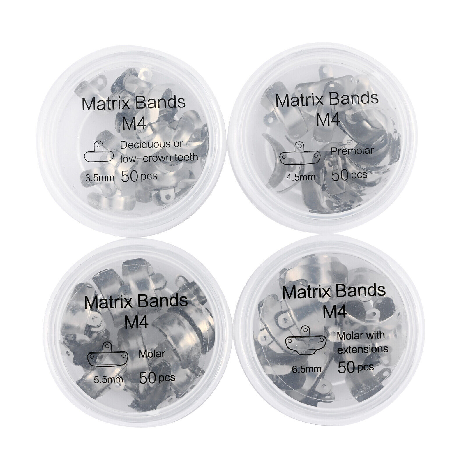Dental Sectional Matrix System Matrix Bands Matrice Clamp Ring C2/D2/D3 Kit