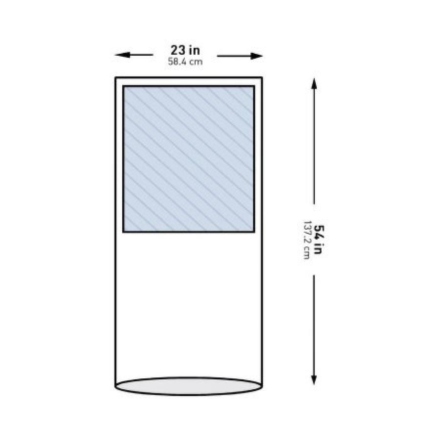 McKesson Mayo Stand Covers Flat Blue 23×54″ Mayo Stand PE Film ZoneReinforced 30