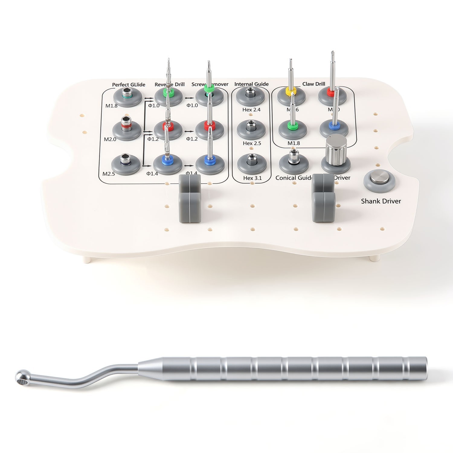 Dental Implant Broken Screw Remove Surgical Kit Drill Instrument