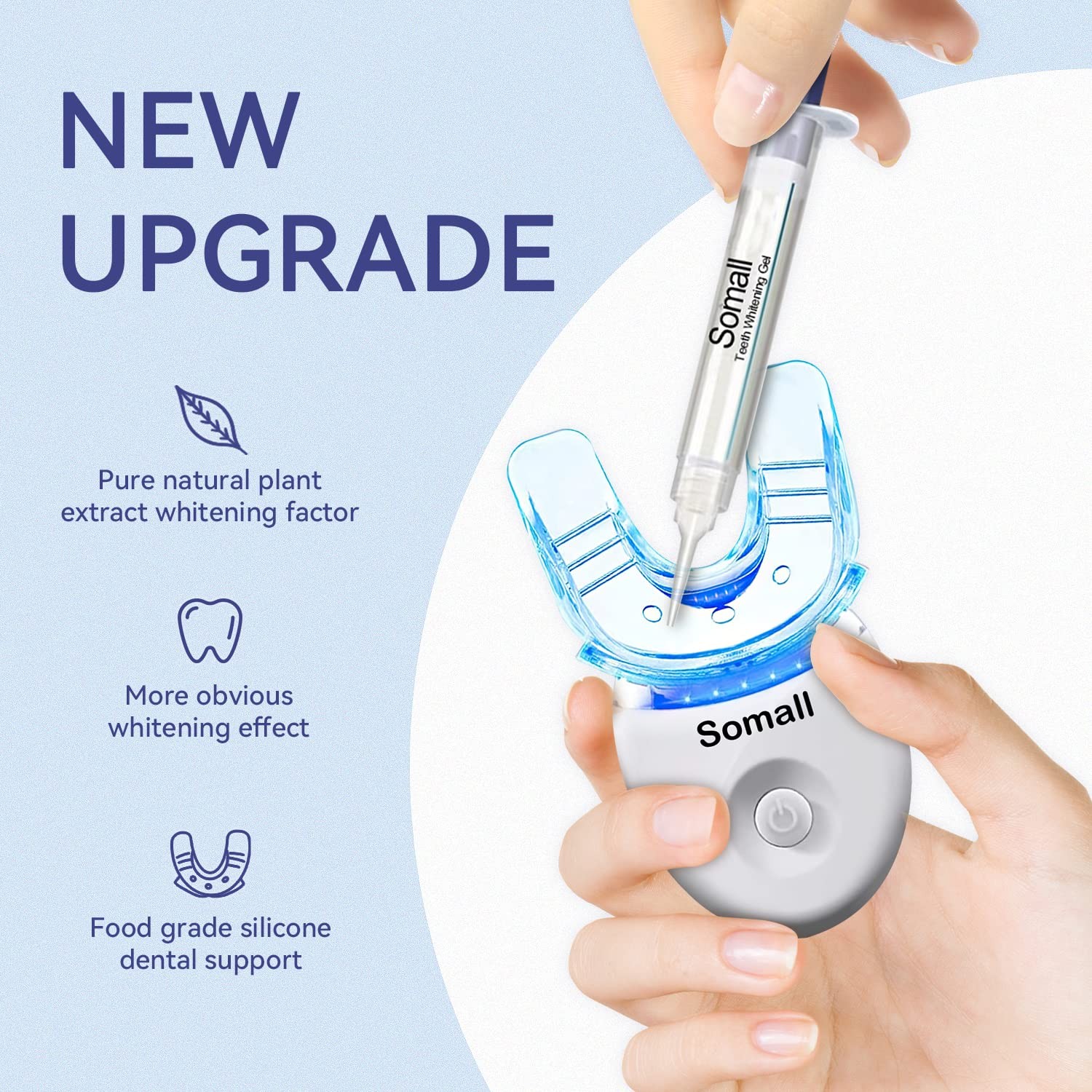 Somall Teeth Whitening Kit – Professional 1 Fl Oz (Pack of 6), Frosted White