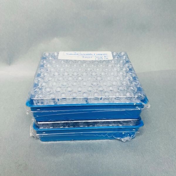 National Scientific Clear Target Snap-Its Vials 12 x 32mm Lot of 200 Vials