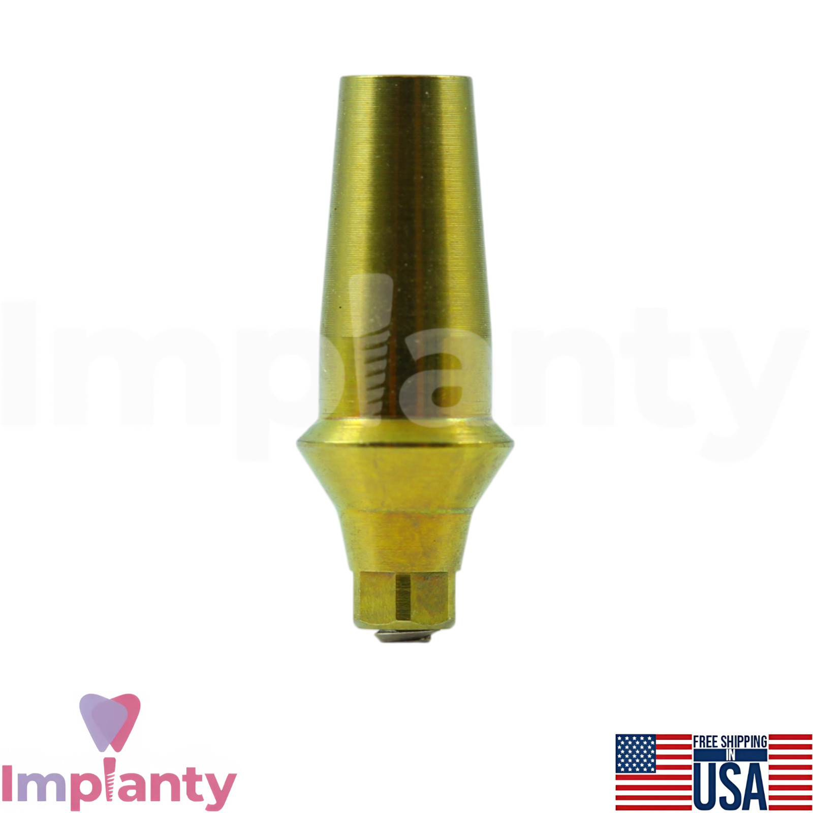 Esthetic Titanium Snap-On Transfer Dental Prosthetic Conical NP Active Hex