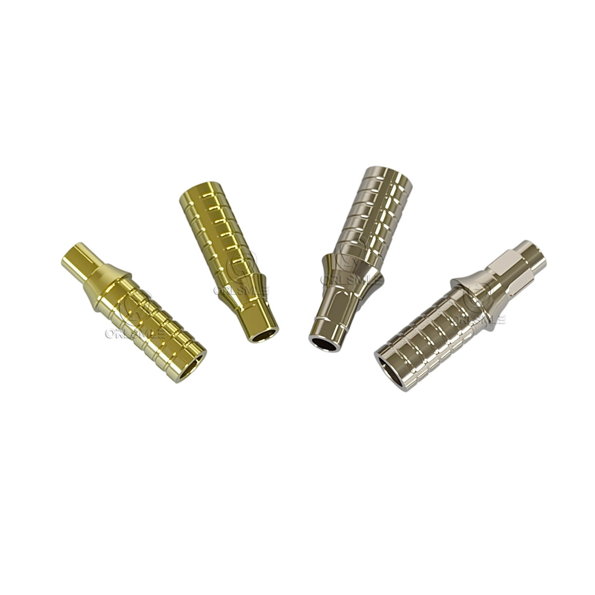 5 pcs Temporary Titanium abutment with screw fit to Straumann ITI platform RC/NC