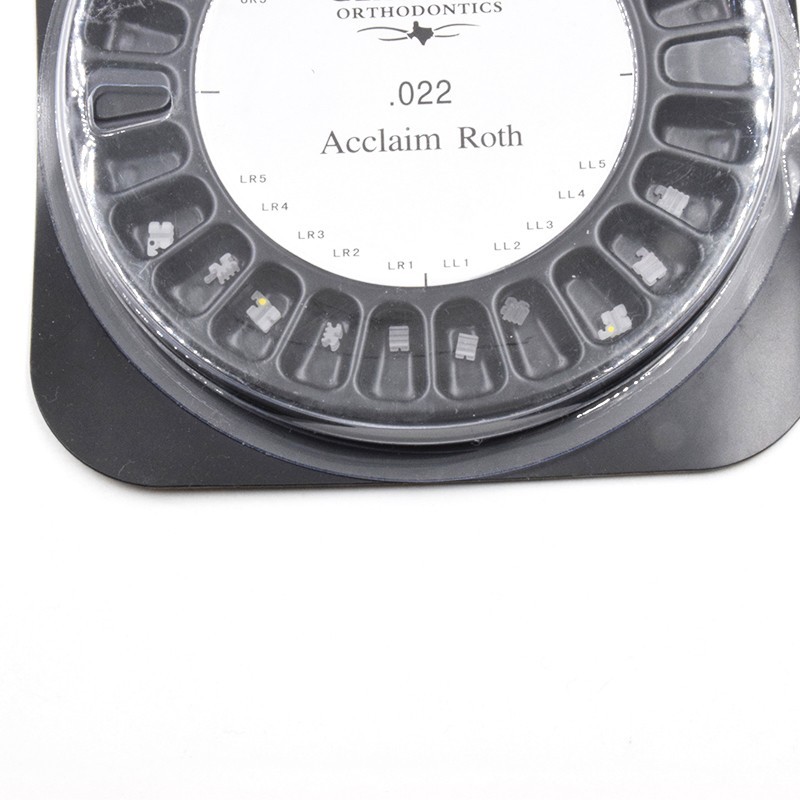 20Pcs/Set Dental Orthodontic Class One Ceramic Bracket Brace 022 Roth 3-4-5 Hook