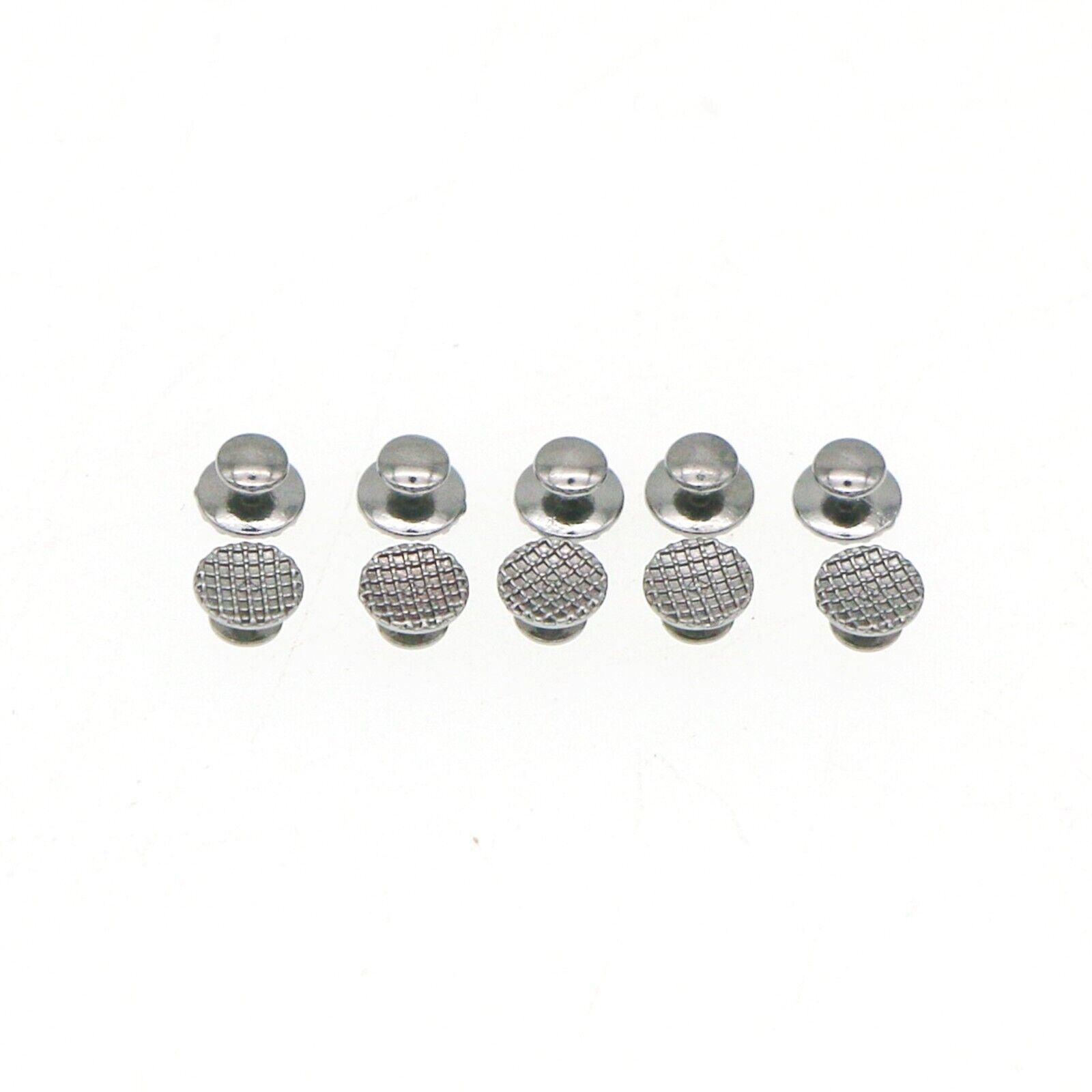 US 100Pcs Dental Orthodontic Metal Lingual Button Bondable Round Mesh Base