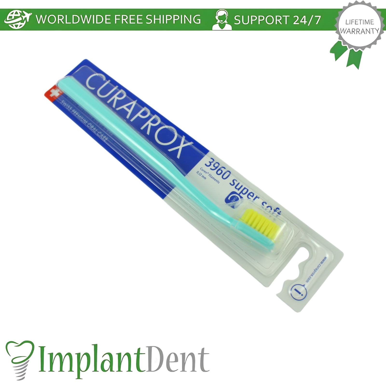 Dental CS 3960 Super Soft Toothbrush Gentle Cleaning Daily Oral Care Curaprox