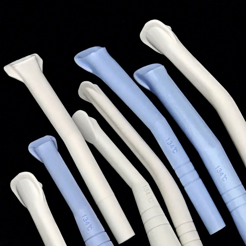 5Pcs Dental Duckbill Evacuation Suction Tube Dental Surgical Strong Suction Tips