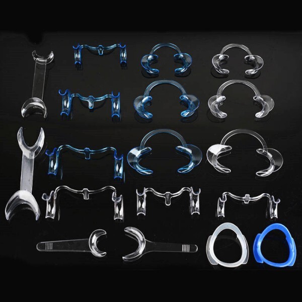 18 PCS Dental Intraoral Lip Cheek Retractor Mouth Opener Brace Oral Care Tools