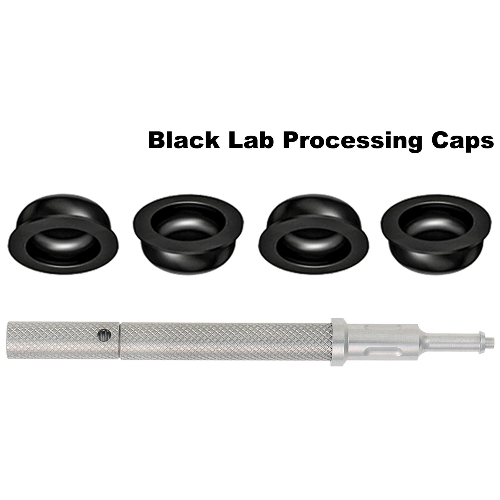 US Overdenture Black Lab grip Male Processing Caps Locator Insertion Core Tool