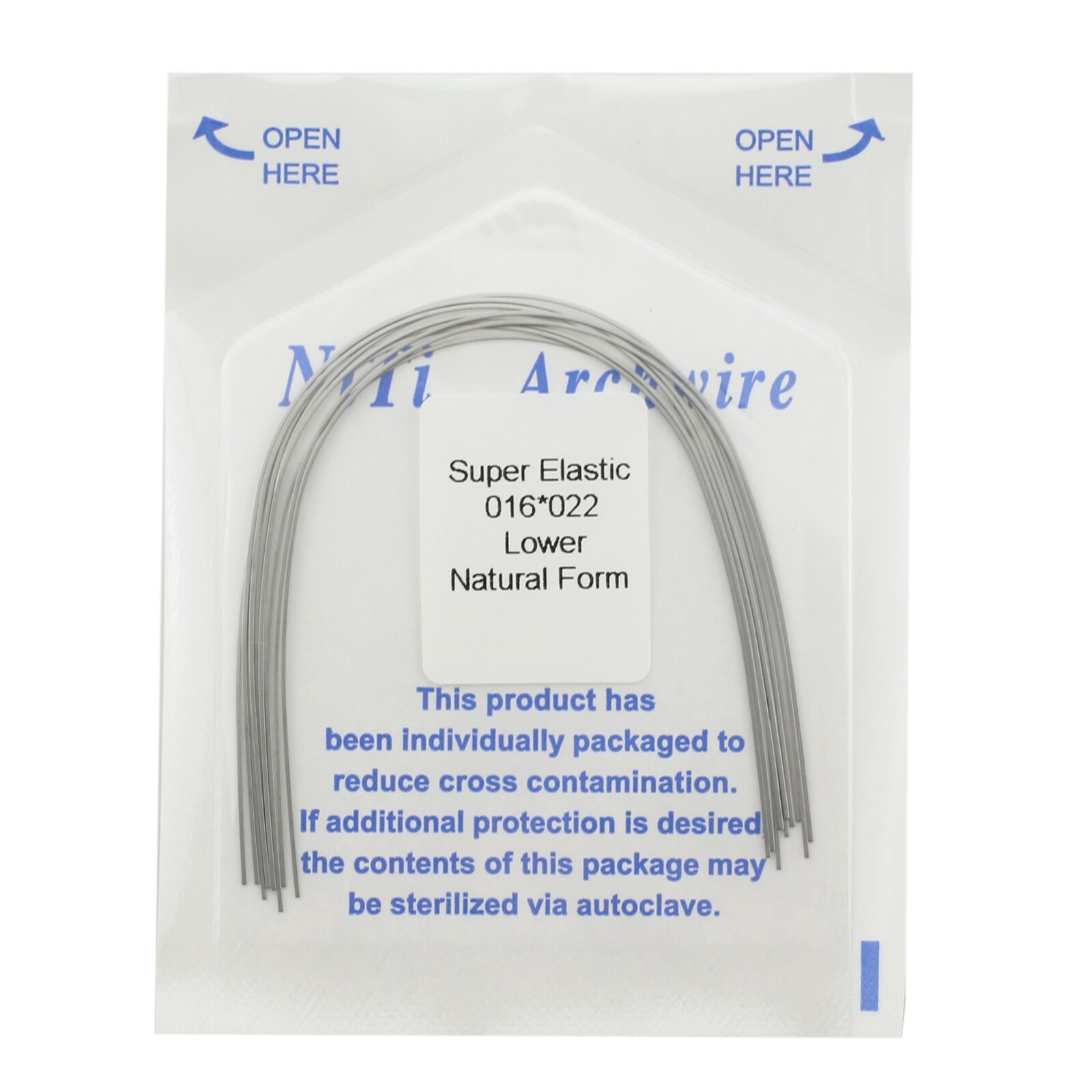 Orthodontic Arch Wires Dental Niti Super Elastic Rectangular Natural Ortodoncia