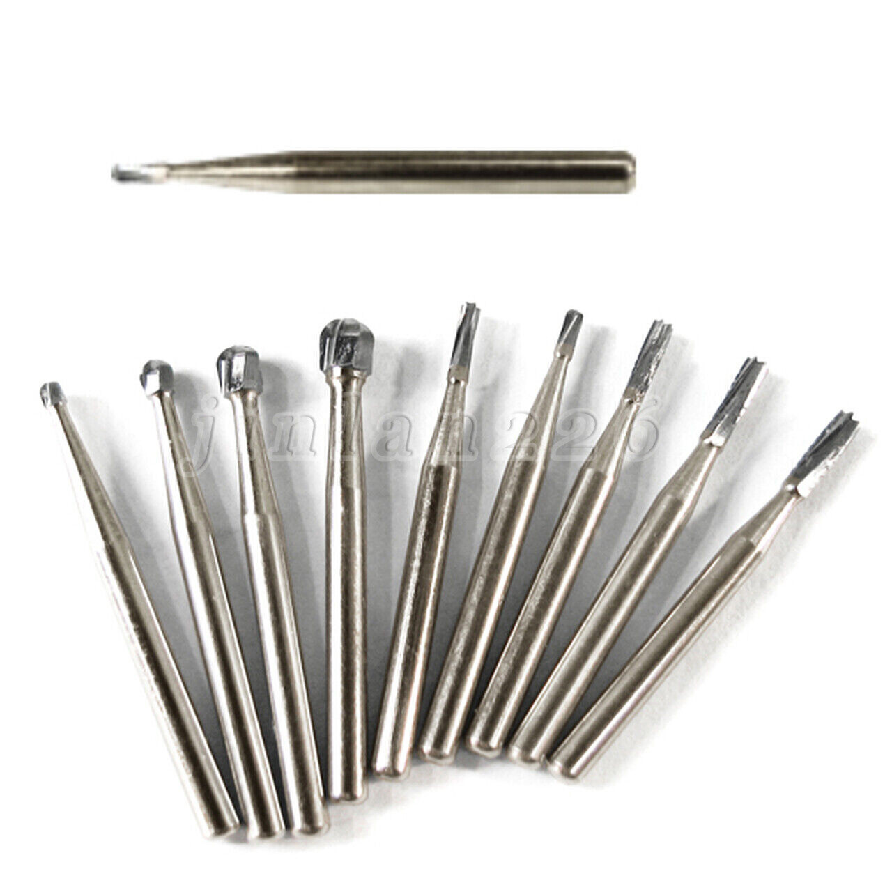 10Pc/pack FG polish Dental Burs Carbide Tungsten Drill For Dentist High Speed